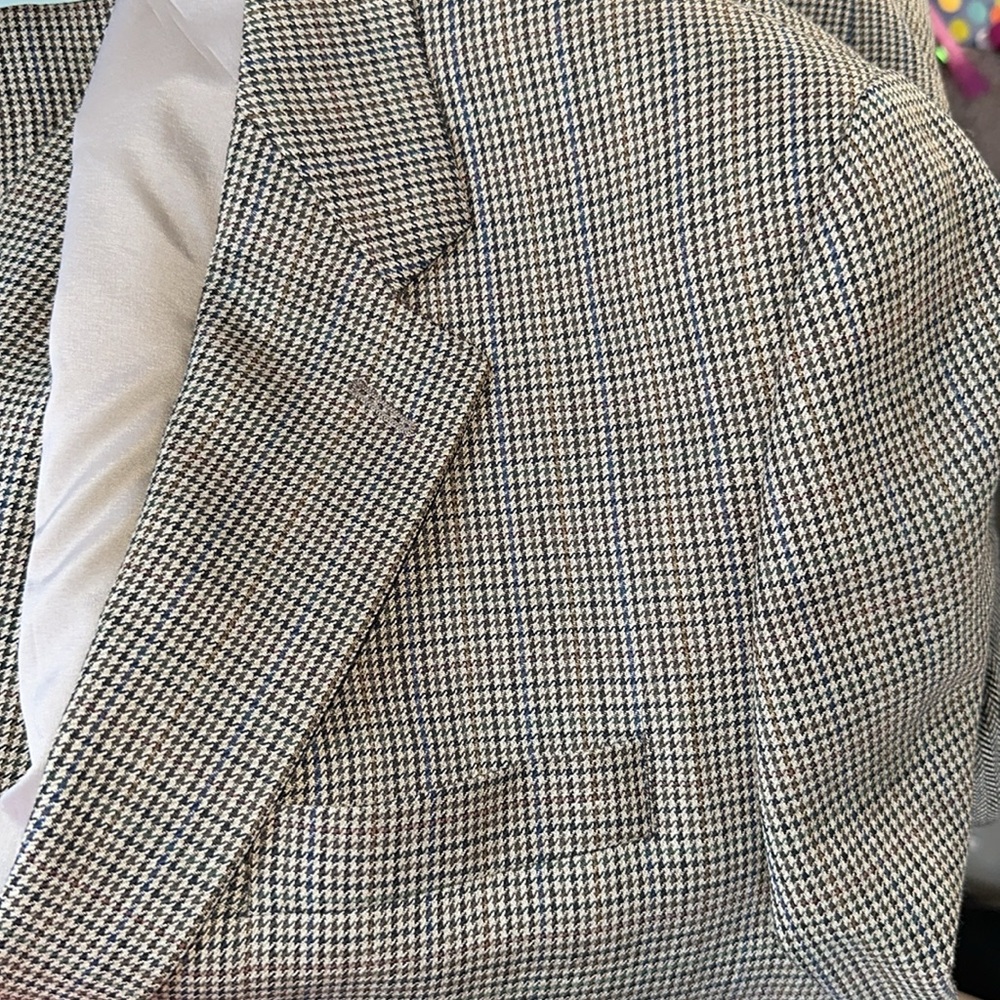LAUREN by Ralph Lauren Houndstooth 46R Blazer
